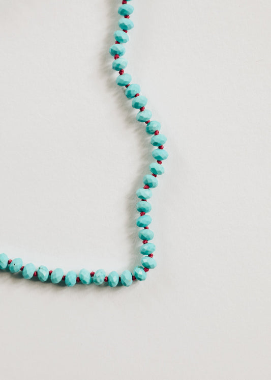 Turquoise + 14k Gold Filled Toggle necklace