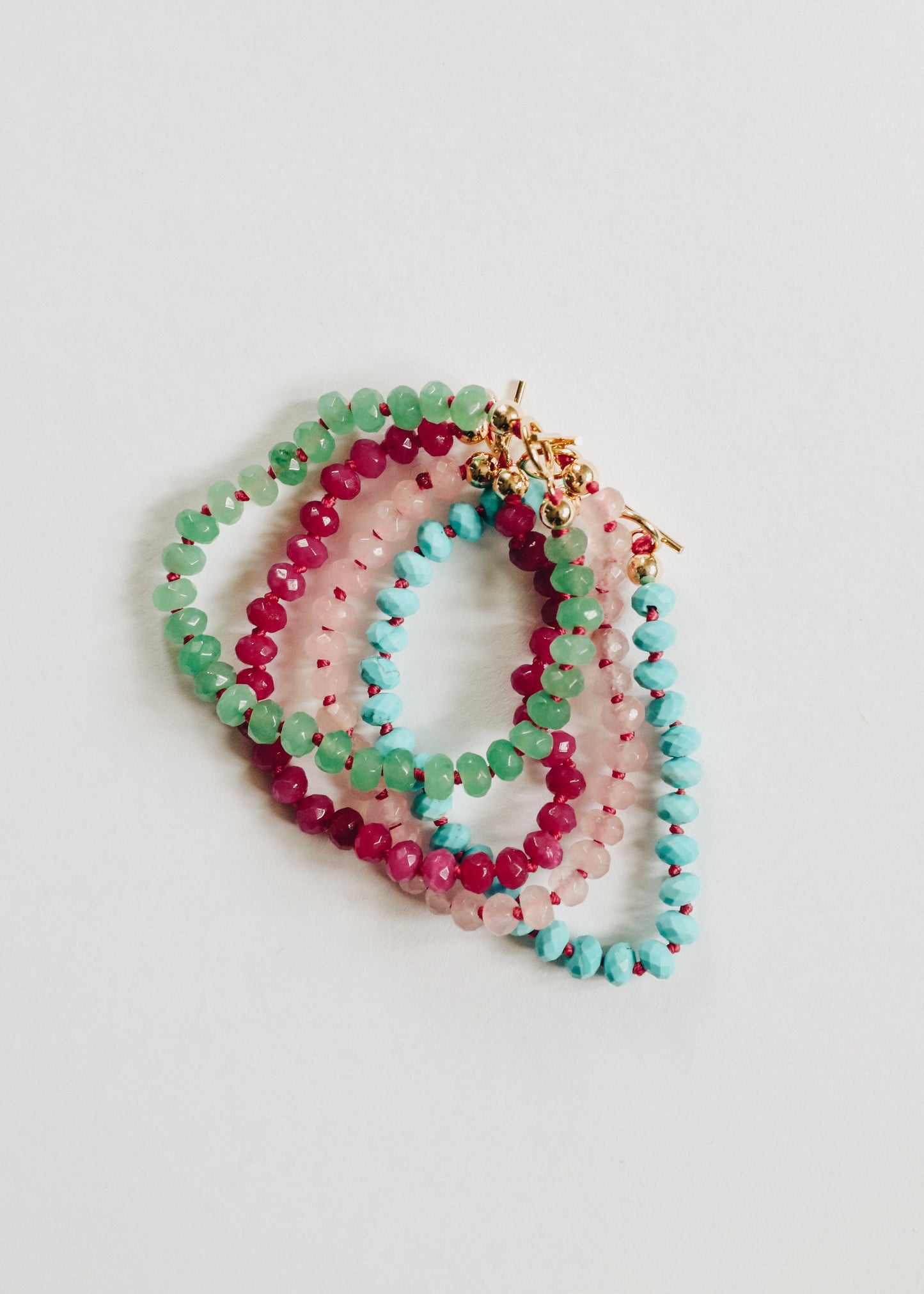 Turquoise + 14k Gold Filled Toggle necklace