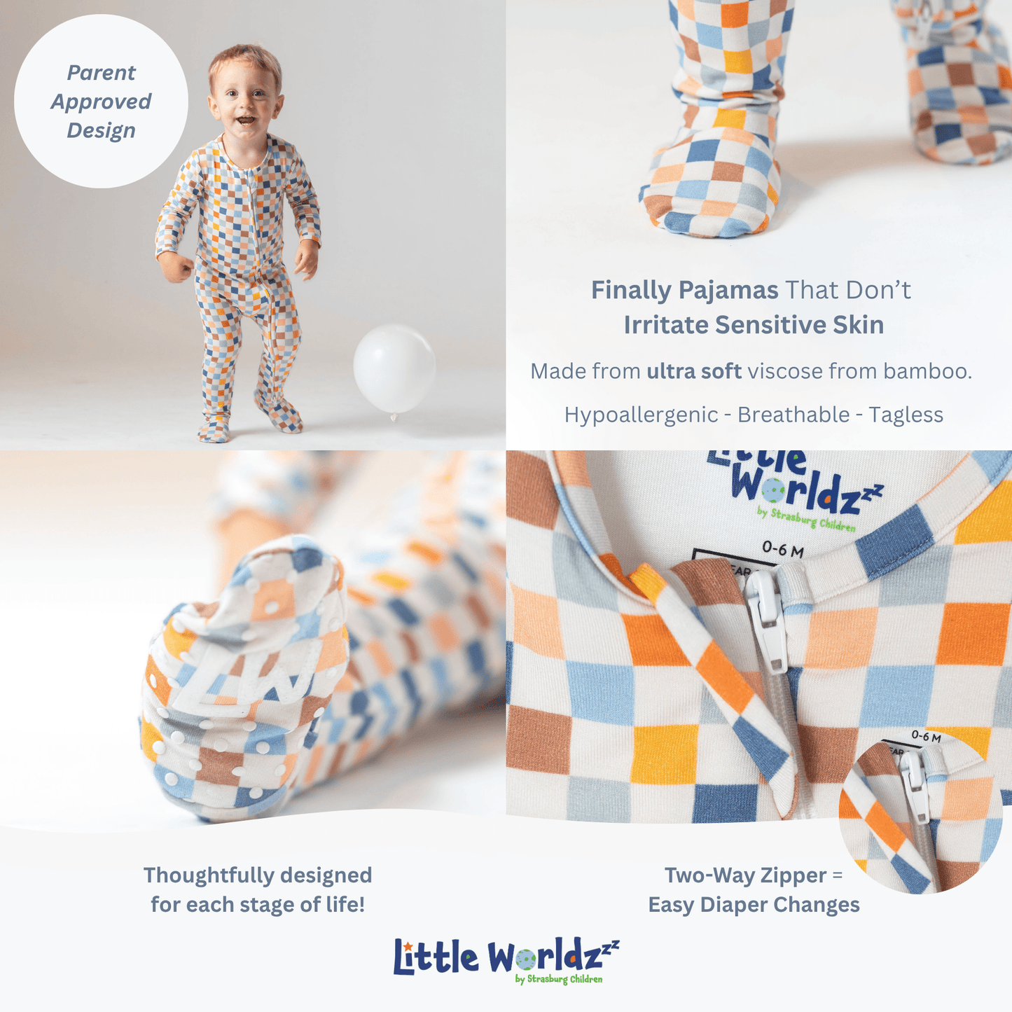 Starfish Bamboo Footie